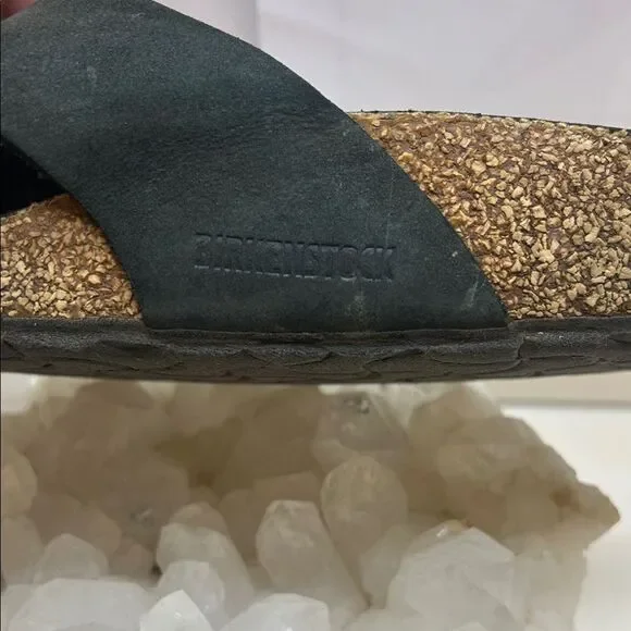 Women's Birkenstock Sienna II Black Slide Sandals, need new soles - Picture 6 of 9